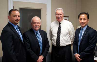 Jonathan Thompson, Dr Peter Neilson, Ray Boughen, Dr Phil Poon