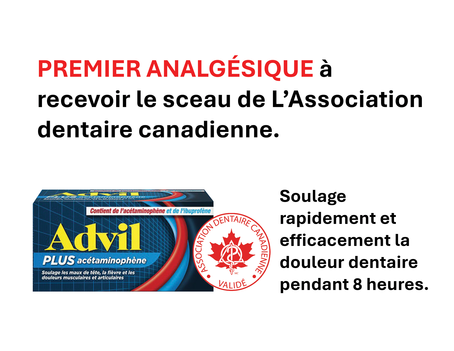 Advil PLUS Actaminophne