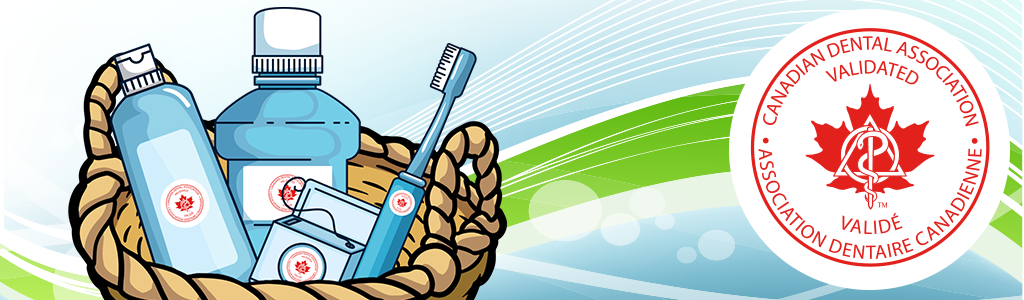 dental products in a basket